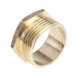 1 Pack of 25 - RS PRO Male Bush, Conduit Fitting, 25mm Nominal Size, Brass