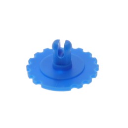 10 pcs : JPEPL5371AZI - KNOB/DIAL PT15 FIG 4 BLUE NON-FL