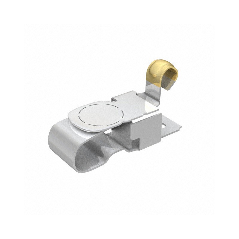 10 pcs : 1551572-5 - RFI SHLD FINGER SS GOLD SOLDER