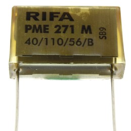 5 pcs - KEMET PME271 Paper Capacitor, 275V ac, ±20%, 100nF, Through Hole