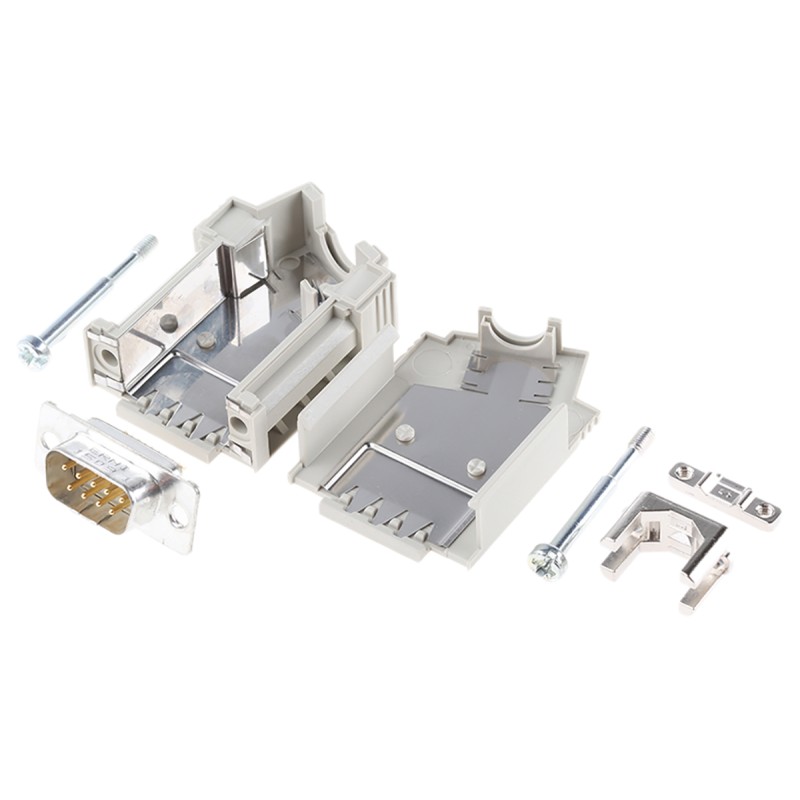 1 pcs - ERNI KSG 200 9 Way D-sub Connector