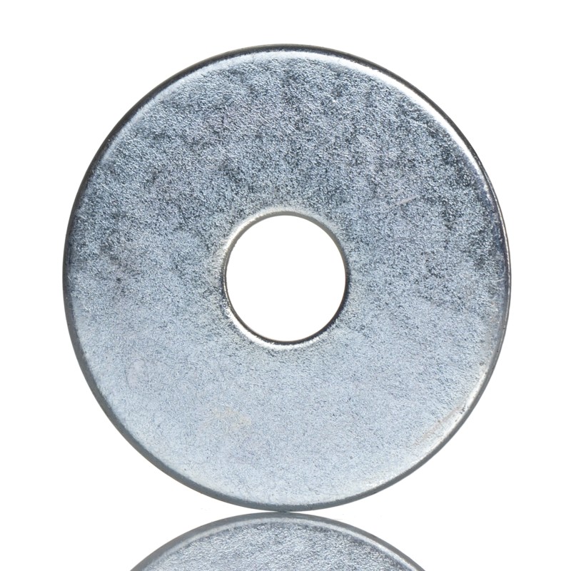 1 Box of 50 - Zinc Plated Steel Mudguard Washers, M12
