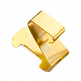 10 pcs : 331211503040 - RFI SHLD FINGER BECU GOLD SOLDER