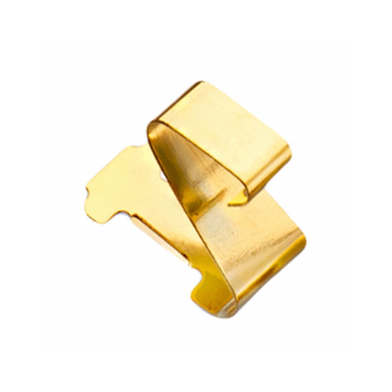 10 pcs : 331211503040 - RFI SHLD FINGER BECU GOLD SOLDER