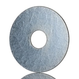 1 Box of 50 - Zinc Plated Steel Mudguard Washers, M12