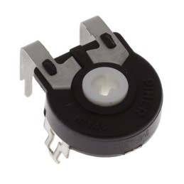 10 pcs : PT15LV18-105A2020-S - TRIMMER 1M OHM 0.25W PC PIN TOP