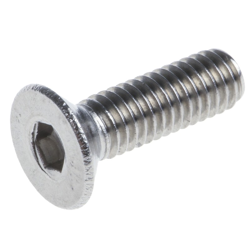 1 Box of 50 - RS PRO Plain Stainless Steel Hex Socket Countersunk Screw, ISO 10642, M3 x 10mm