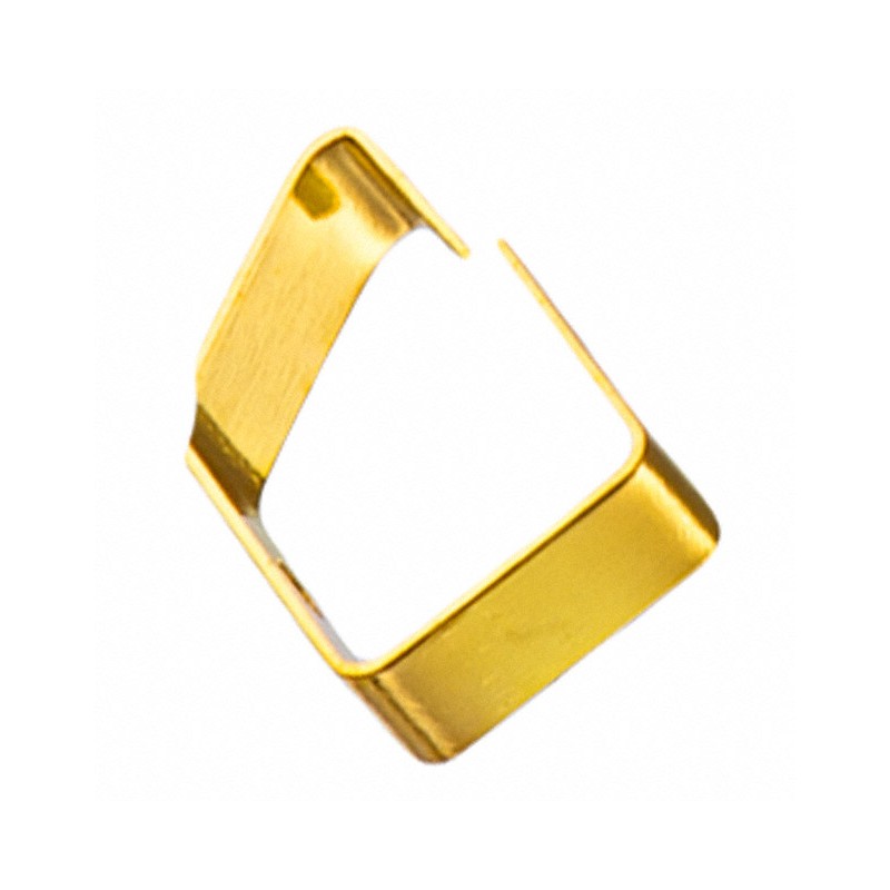 10 pcs : 331221602040 - RFI SHLD FINGER BECU GOLD SOLDER