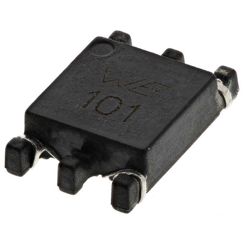 5 pcs - Wurth, WE-SL3 SMD Common Mode Line Filter with a Ferrite Core, 100 μH -30 - +50% Dual 500mA Idc