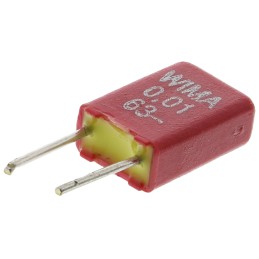 5 pcs - WIMA MKS02 Polyester Film Capacitor, 40 V ac, 63 V dc, ±20%, 10nF, Through Hole