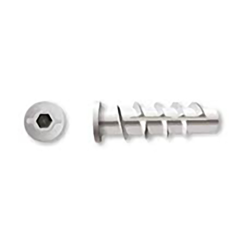 1 Box of 50 - DeWALT Screw Anchor, 10mm fixing hole diameter