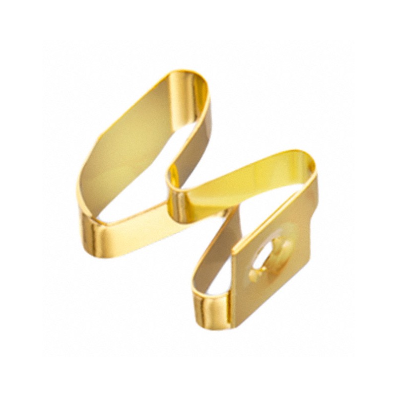 10 pcs : 331141352540 - RFI SHLD FINGER BECU GOLD SOLDER