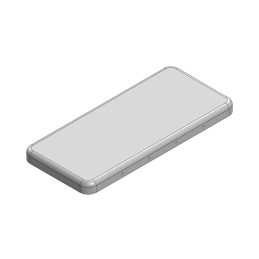 10 pcs : MS544-20C - RF SHIELD 0.966X2.165' SNAP FIT