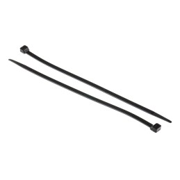 1 Bag of 100 - RS PRO Cable Tie, 300mm x 7.6 mm, Black Nylon, Pk-100