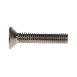 1 Box of 50 - RS PRO Plain Stainless Steel Hex Socket Countersunk Screw, ISO 10642, M6 x 30mm
