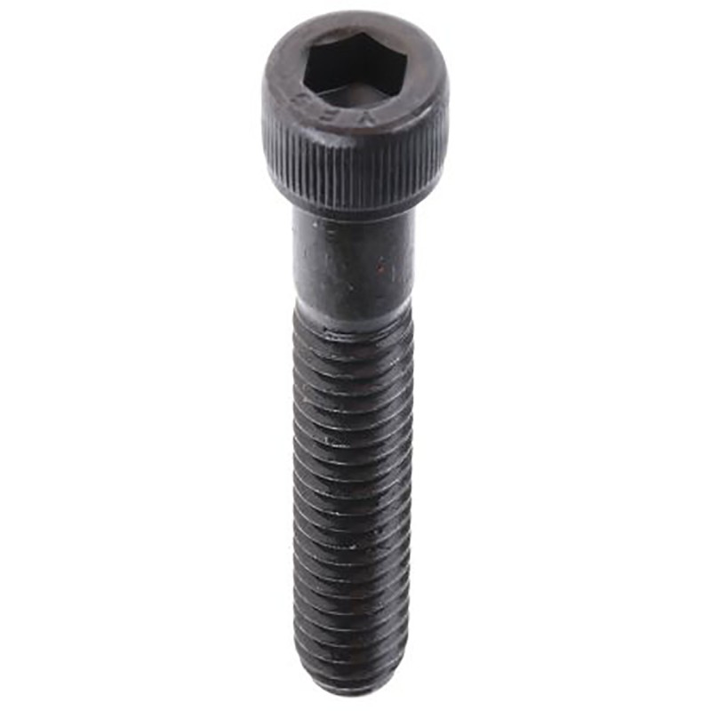 1 Box of 50 - RS PRO Black, Self-Colour Steel Hex Socket Cap Screw, ANSI B18.3 1936-1960, 1/4in x 38mm
