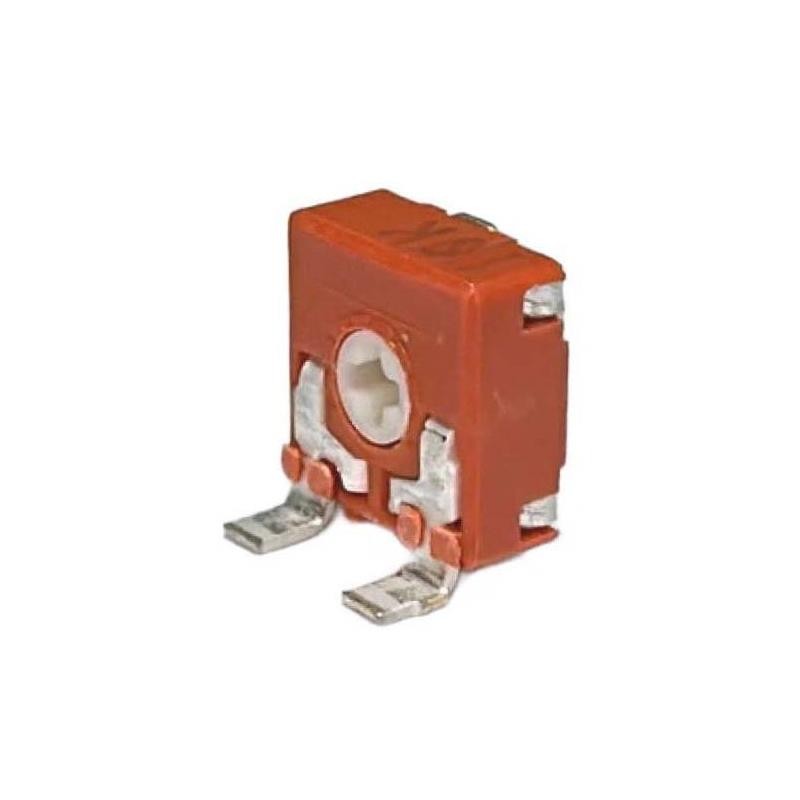 10 pcs : 06TR4BA104DPR - TRIMMER 100K OHM 0.1W GW SIDE