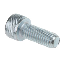 1 Box of 50 - RS PRO Bright Zinc Plated Steel Hex Socket Cap Screw, DIN 912, M8 x 20mm