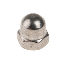 1 Box of 50 - RS PRO, Plain Stainless Steel Hex Nut, DIN 1587, M4