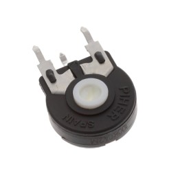 10 pcs : PT15LH06-104A2020-S - TRIMMER 100K OHM 0.25W PC PIN