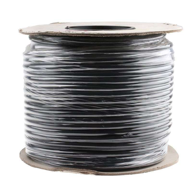 1 Reel of 100 M - RS PRO 3 Core Power Cable, 1.5 mm², 100m, Black CPE Sheath, 18 A, 450 V, 750 V