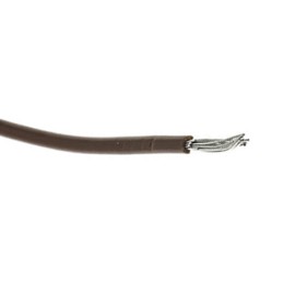 1 Reel of 30 M - Alpha Wire Brown 0.75 mm² Hook Up Wire, 18 AWG, 16/0.25 mm, 30m, PVC Insulation