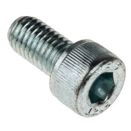 1 Box of 50 - RS PRO Bright Zinc Plated Steel Hex Socket Cap Screw, DIN 912, M8 x 16mm