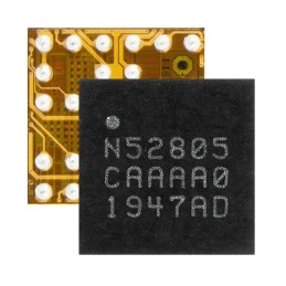 10 pcs : NRF52805-CAAA-R - IC RF TXRX+MCU BLE 28WLCSP
