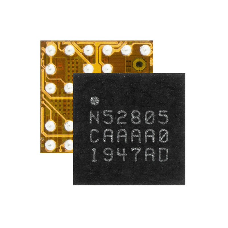 10 pcs : NRF52805-CAAA-R - IC RF TXRX+MCU BLE 28WLCSP