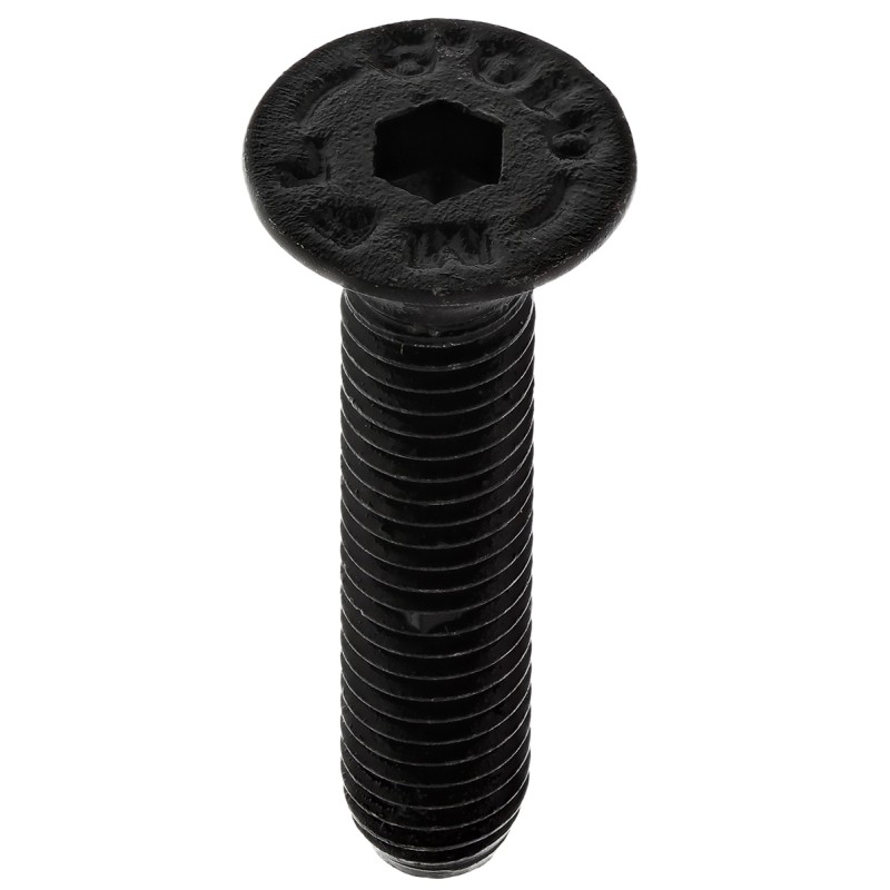 1 Box of 50 - RS PRO Black, Self-Colour Steel Hex Socket Countersunk Screw, DIN 7991, M5 x 25mm