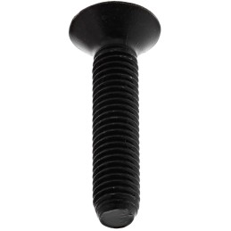 1 Box of 50 - RS PRO Black, Self-Colour Steel Hex Socket Countersunk Screw, DIN 7991, M5 x 25mm