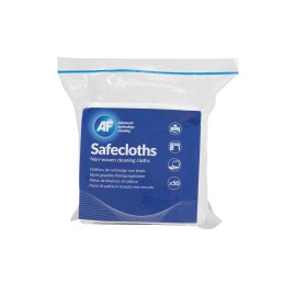1 Bag of 50 - Electrolube Safecloths Wet Screen Wipes, Pack of 50