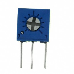 10 pcs : T73XX103KT20 - TRIMMER 10K OHM 0.5W PC PIN SIDE