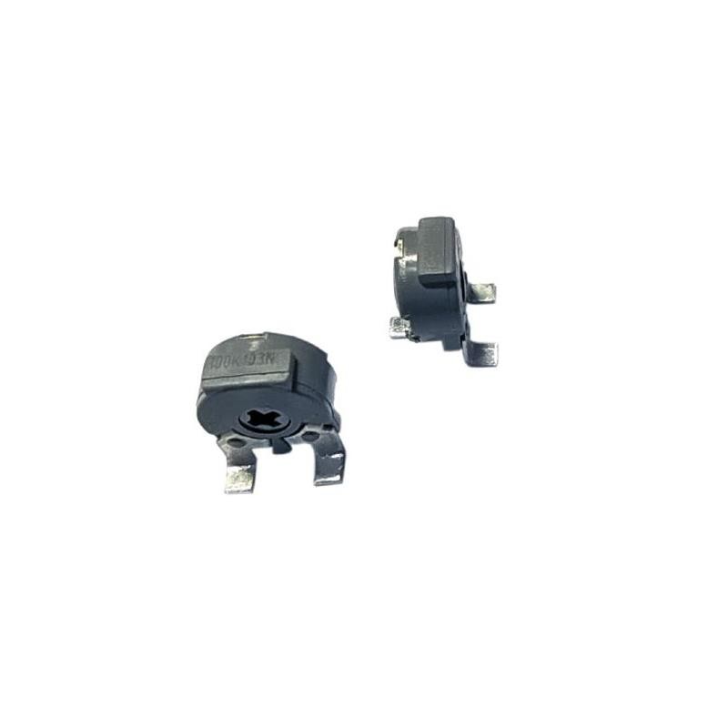 10 pcs : PS6MH40-502A3030-PM - TRIMMER 5K OHM 0.1W GW SIDE ADJ