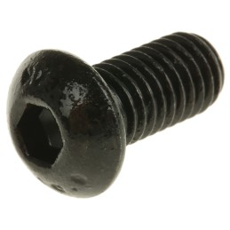 1 Box of 50 - RS PRO Black, Self-Colour Steel Hex Socket Button Screw, ISO 7380, M8 x 16mm