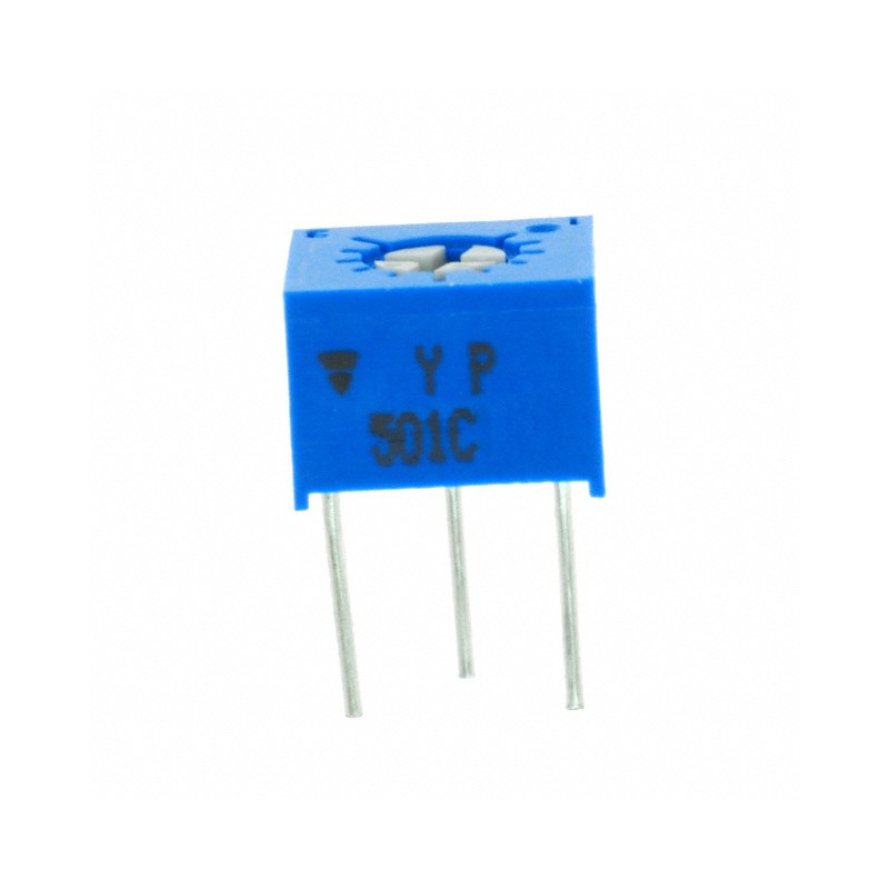 10 pcs : T73YP102KT20 - TRIMMER 1K OHM 0.5W PC PIN TOP