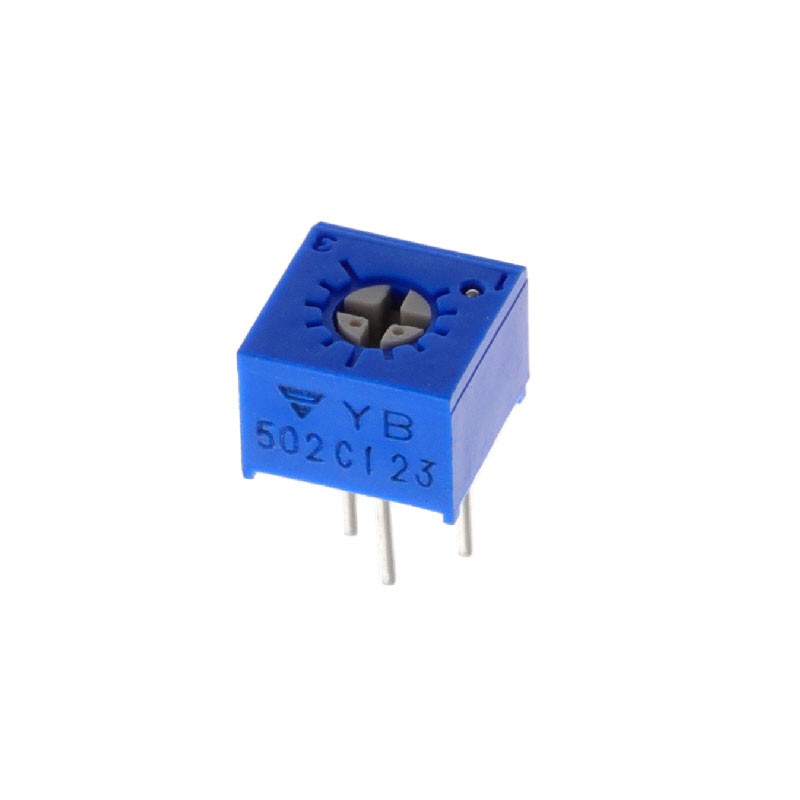 10 pcs : T73YB502KT20 - TRIMMER 5K OHM 0.5W PC PIN TOP