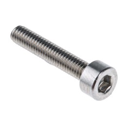 1 Box of 50 - RS PRO M3 x 16mm Hex Socket Cap Screw Plain Stainless Steel