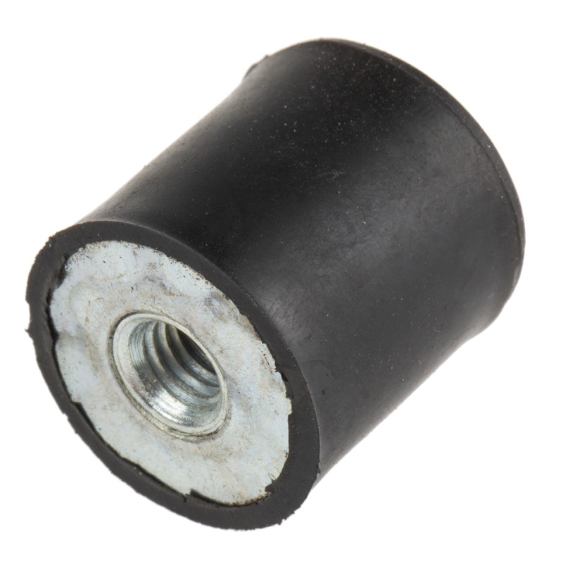1 pcs - RS PRO M6 Anti Vibration Mount, Female Buffer Foot with 25.3kg Compression Load