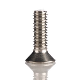 1 Box of 50 - RS PRO Plain Stainless Steel Hex Socket Countersunk Screw, ISO 10642, M6 x 20mm