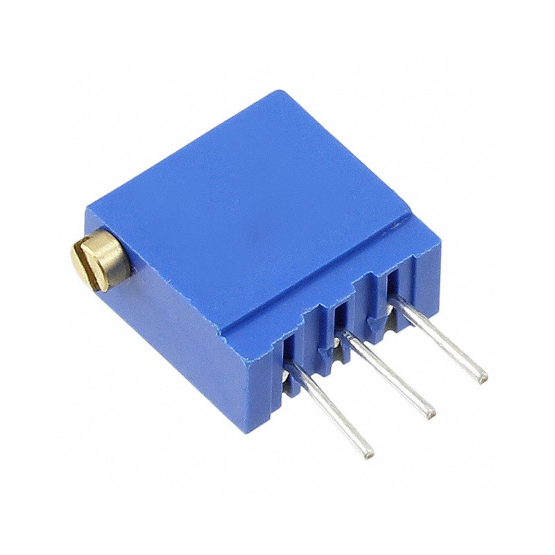 10 pcs : T93XB203KT20 - TRIMMER 20K OHM 0.5W PC PIN SIDE