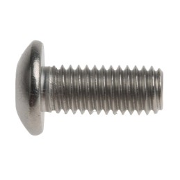 1 Box of 50 - RS PRO Plain Stainless Steel Hex Socket Button Screw, ISO 7380, M5 x 12mm