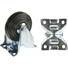 1 pcs - Tente Fixed Castor Wheel, 100kg Capacity, 125mm Wheel