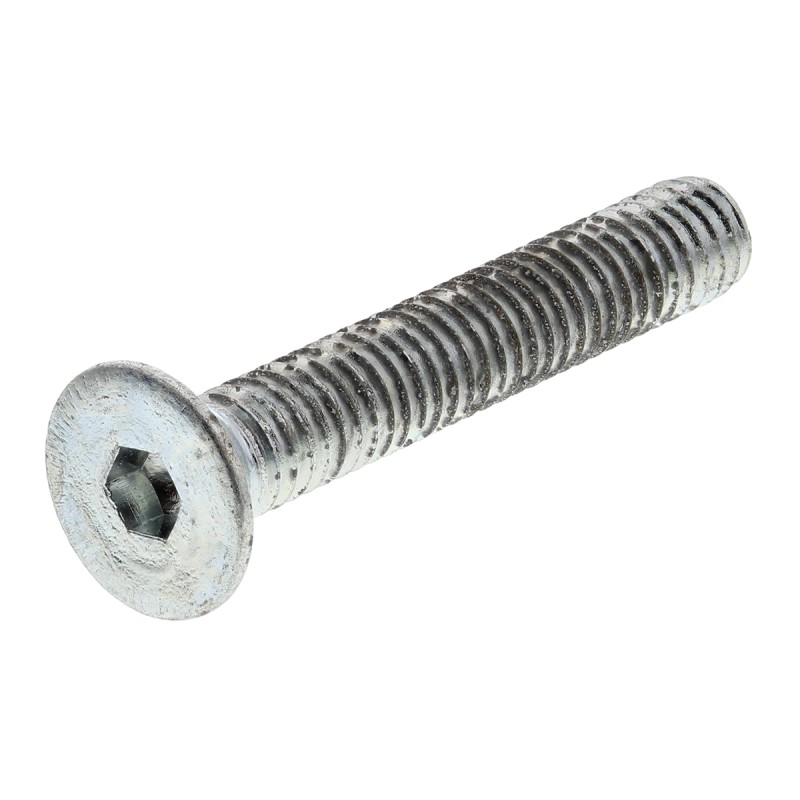 1 Box of 50 - RS PRO M4 x 25mm Hex Socket Countersunk Screw Bright Zinc Plated Steel