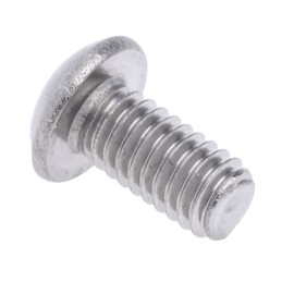 1 Box of 50 - RS PRO Plain Stainless Steel Hex Socket Button Screw, ISO 7380, M4 x 8mm
