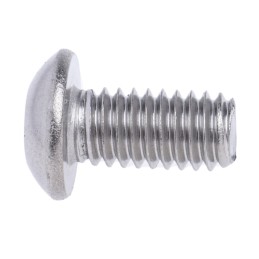 1 Box of 50 - RS PRO Plain Stainless Steel Hex Socket Button Screw, ISO 7380, M4 x 8mm