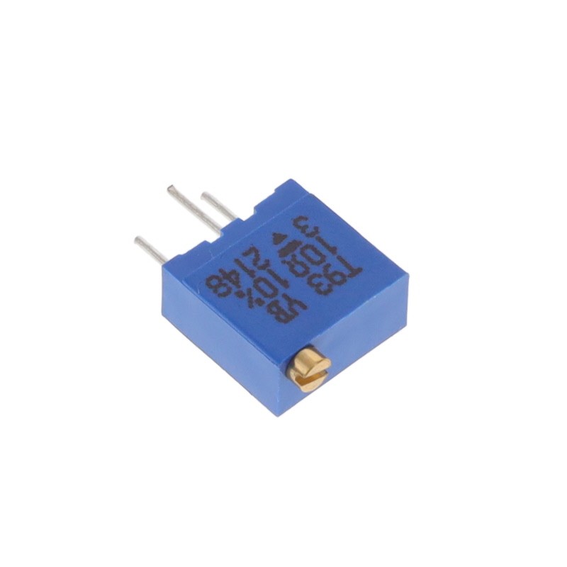 10 pcs : T93YB100KT20 - TRIMMER 10 OHM 0.5W PC PIN TOP