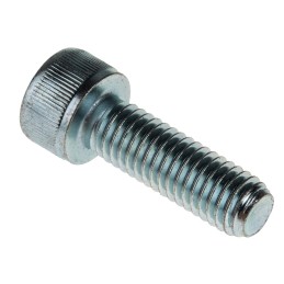 1 Box of 50 - RS PRO Bright Zinc Plated Steel Hex Socket Cap Screw, DIN 912, M8 x 25mm