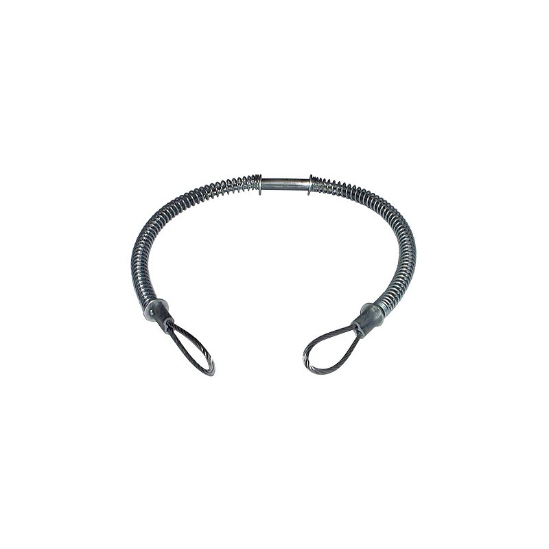 1 Bag of 10 - RS PRO 39in Long Galvanised Steel Hose Whipcheck, 1 1/2in Hose Size Compatibility