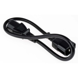 1 pcs - RS PRO IEC C13 Socket to IEC C14 Plug Power Cord, 500mm